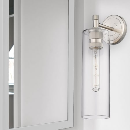 A large image of the Innovations Lighting 434-1W-5-4 Crown Point Sconce Alternate Image