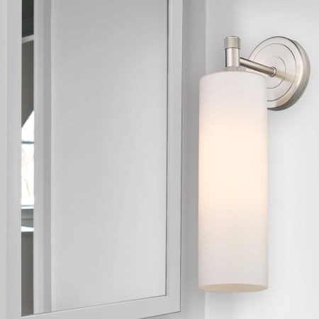 A large image of the Innovations Lighting 434-1W-5-4 Crown Point Sconce Alternate Image