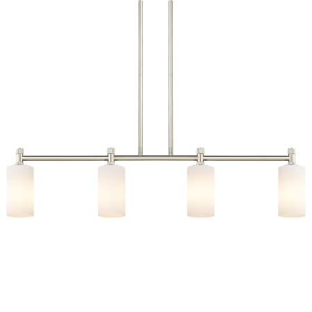 A large image of the Innovations Lighting 434-4I-10-44 Crown Point Linear Polished Nickel