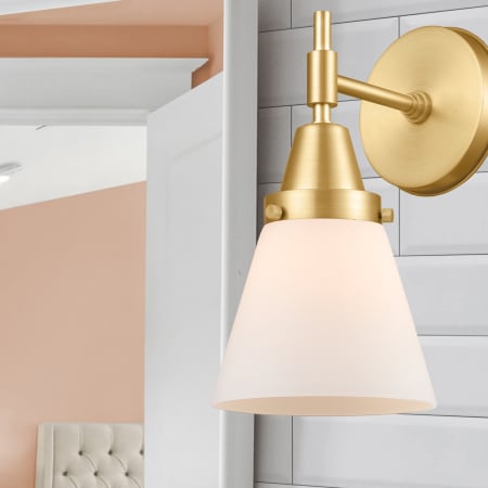 A large image of the Innovations Lighting 447-1W-11-7 Cone Sconce Alternate Image