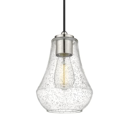 A large image of the Innovations Lighting 490-1P-11-7 Fairfield Pendant Polished Nickel / Seedy