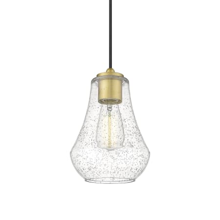 A large image of the Innovations Lighting 490-1P-11-7 Fairfield Pendant Satin Gold / Seedy