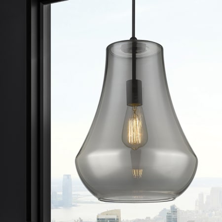 A large image of the Innovations Lighting 491-1P-16-12 Fairfield Pendant Alternate Image