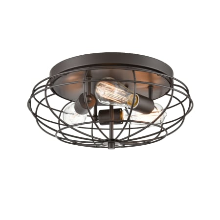 A large image of the Innovations Lighting 510-3C Muselet Oil Rubbed Bronze