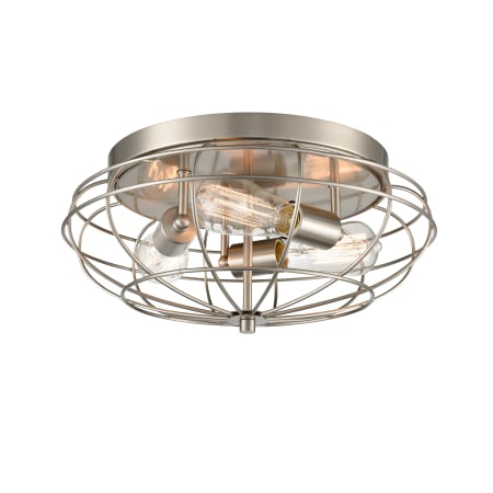 A large image of the Innovations Lighting 510-3C Muselet Brushed Satin Nickel