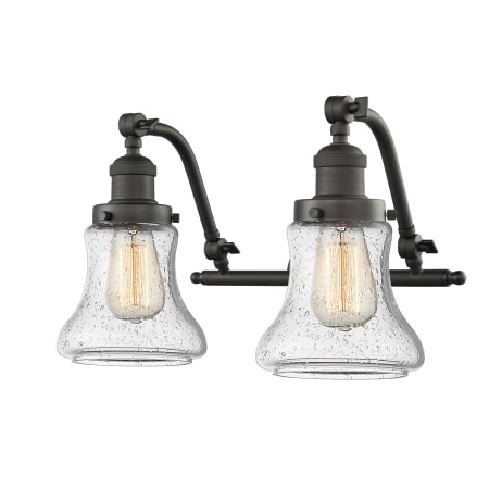 A large image of the Innovations Lighting 515-2W Bellmont Oiled Rubbed Bronze / Seedy