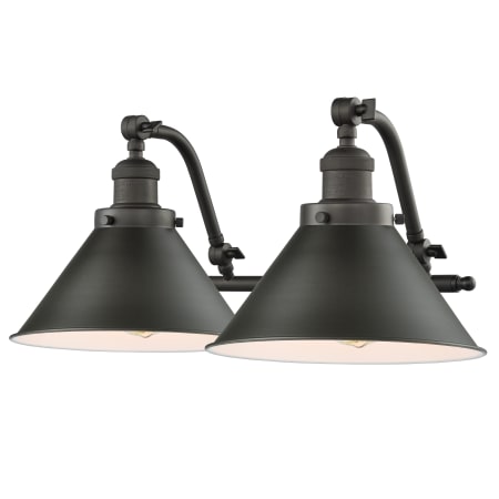 A large image of the Innovations Lighting 515-2W Briarcliff Oil Rubbed Bronze / Metal
