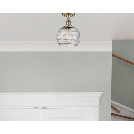 A large image of the Innovations Lighting 516-1C-13-8 Athens Semi-Flush Alternate Image
