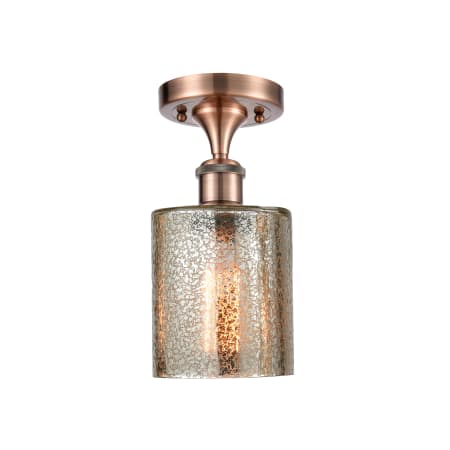 A large image of the Innovations Lighting 516 Cobbleskill Antique Copper / Mercury