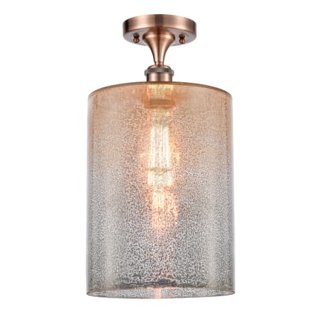 A large image of the Innovations Lighting 516 Large Cobbleskill Antique Copper / Mercury