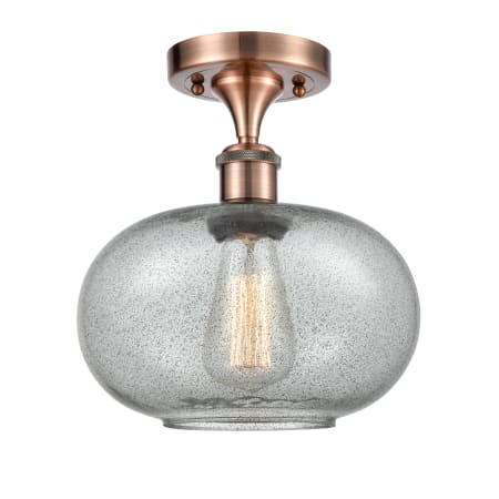 A large image of the Innovations Lighting 516 Gorham Antique Copper / Charcoal