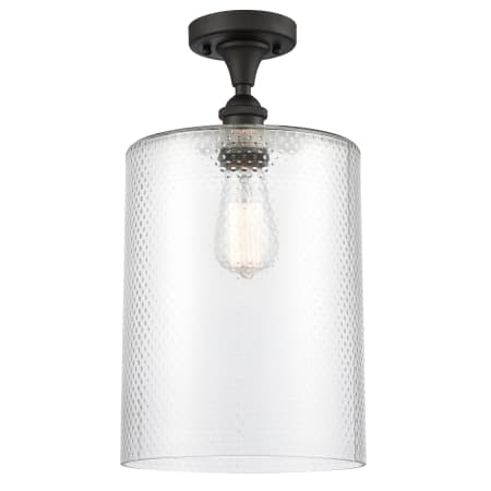 A large image of the Innovations Lighting 516 Large Cobbleskill Oil Rubbed Bronze / Clear