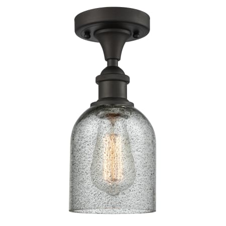 A large image of the Innovations Lighting 516-1C Caledonia Oil Rubbed Bronze / Charcoal