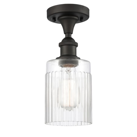 A large image of the Innovations Lighting 516 Hadley Oil Rubbed Bronze / Clear