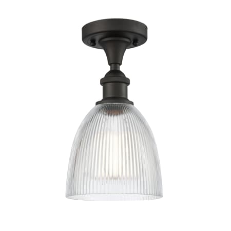 A large image of the Innovations Lighting 516 Castile Oil Rubbed Bronze / Clear