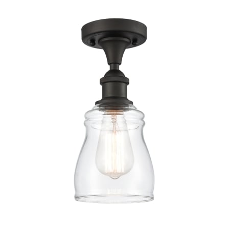 A large image of the Innovations Lighting 516 Ellery Oil Rubbed Bronze / Clear