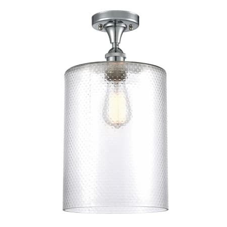 A large image of the Innovations Lighting 516 Large Cobbleskill Polished Chrome / Clear