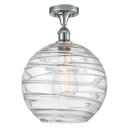 A large image of the Innovations Lighting 516 X-Large Deco Swirl Polished Chrome / Clear
