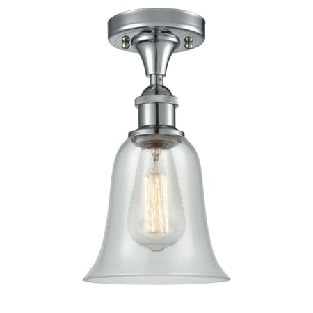 A large image of the Innovations Lighting 516-1C Hanover Polished Chrome / Fishnet