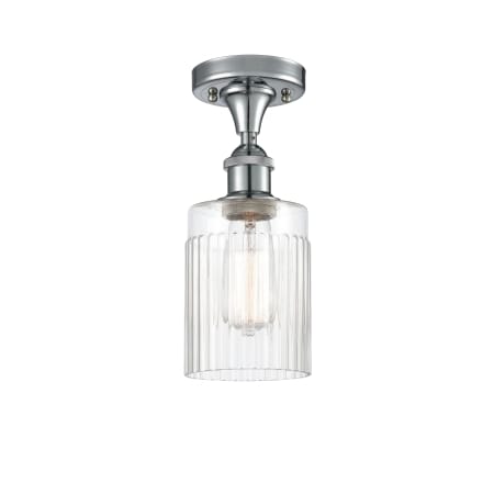 A large image of the Innovations Lighting 516 Hadley Polished Chrome / Clear