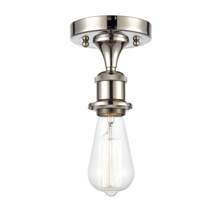 A large image of the Innovations Lighting 516 Bare Bulb Polished Nickel