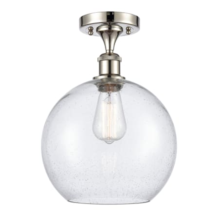 A large image of the Innovations Lighting 516 Large Athens Polished Nickel / Seedy