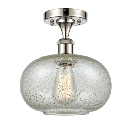 A large image of the Innovations Lighting 516 Gorham Polished Nickel / Mica