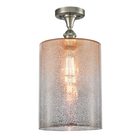 A large image of the Innovations Lighting 516 Large Cobbleskill Brushed Satin Nickel / Mercury