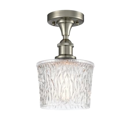 A large image of the Innovations Lighting 516 Niagra Brushed Satin Nickel / Clear