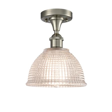 A large image of the Innovations Lighting 516 Arietta Brushed Satin Nickel / Clear