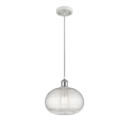 A large image of the Innovations Lighting 516-1P-10-10 Ithaca Pendant Alternate Image