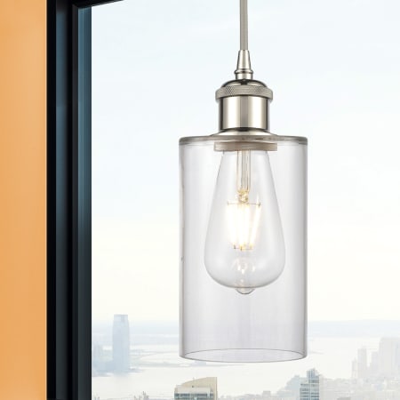 A large image of the Innovations Lighting 516-1P-10-4 Clymer Pendant Alternate Image