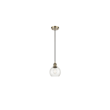 A large image of the Innovations Lighting 516-1P-10-6 Athens Pendant Alternate Image