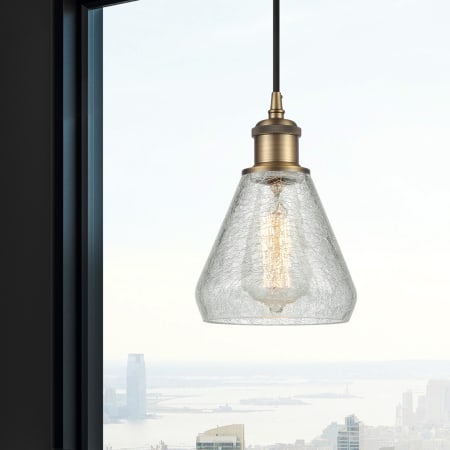 A large image of the Innovations Lighting 516-1P-10-6 Conesus Pendant Alternate Image