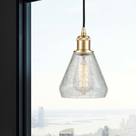 A large image of the Innovations Lighting 516-1P-10-6 Conesus Pendant Alternate Image