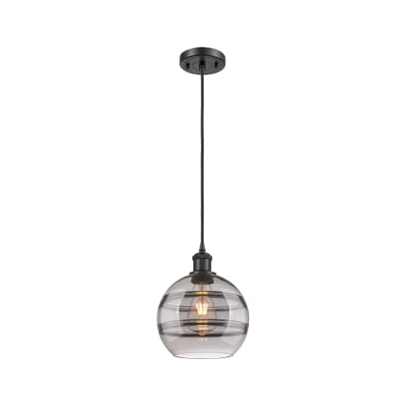 A large image of the Innovations Lighting 516-1P-10-8 Rochester Pendant Alternate Image