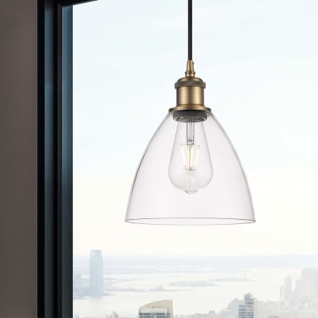 A large image of the Innovations Lighting 516-1P-11-8 Bristol Pendant Alternate Image