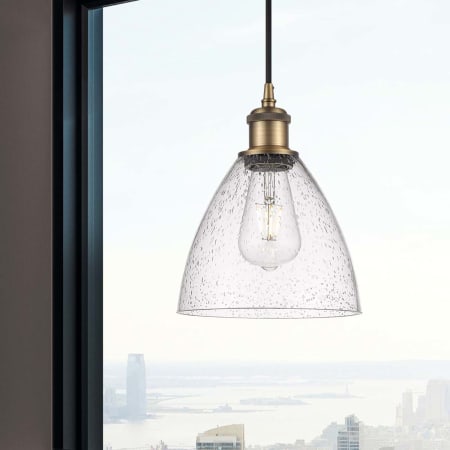 A large image of the Innovations Lighting 516-1P-11-8 Bristol Pendant Alternate Image