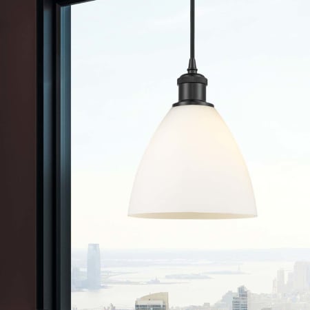 A large image of the Innovations Lighting 516-1P-11-8 Bristol Pendant Alternate Image