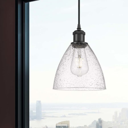 A large image of the Innovations Lighting 516-1P-11-8 Bristol Pendant Alternate Image