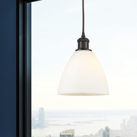 A large image of the Innovations Lighting 516-1P-11-8 Bristol Pendant Alternate Image