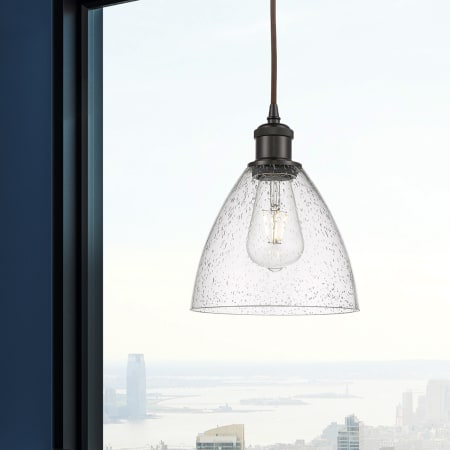 A large image of the Innovations Lighting 516-1P-11-8 Bristol Pendant Alternate Image