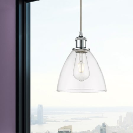 A large image of the Innovations Lighting 516-1P-11-8 Bristol Pendant Alternate Image