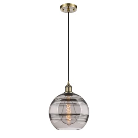 A large image of the Innovations Lighting 516-1P-12-10 Rochester Pendant Alternate Image