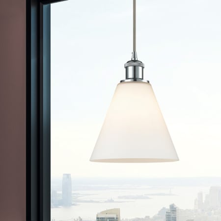 A large image of the Innovations Lighting 516-1P-12-8 Berkshire Pendant Alternate Image