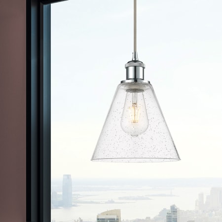 A large image of the Innovations Lighting 516-1P-12-8 Berkshire Pendant Alternate Image