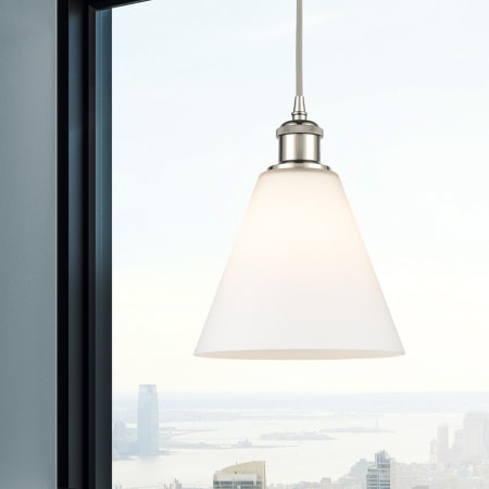 A large image of the Innovations Lighting 516-1P-12-8 Berkshire Pendant Alternate Image