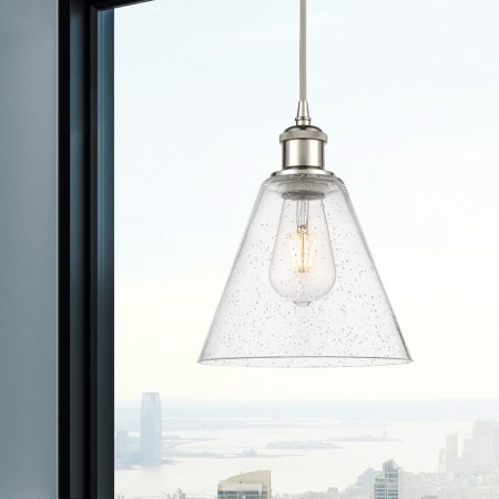 A large image of the Innovations Lighting 516-1P-12-8 Berkshire Pendant Alternate Image