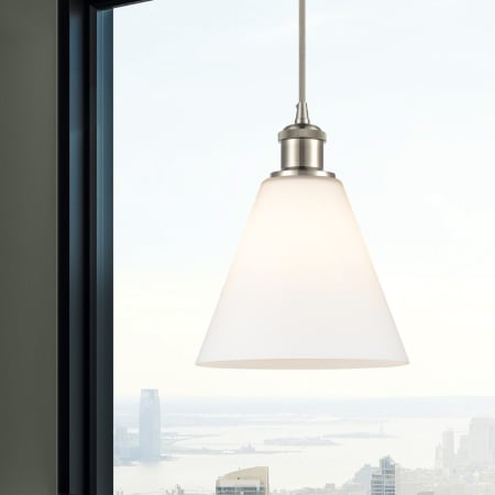 A large image of the Innovations Lighting 516-1P-12-8 Berkshire Pendant Alternate Image