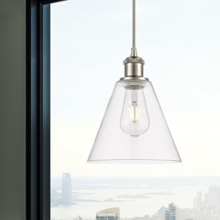 A large image of the Innovations Lighting 516-1P-12-8 Berkshire Pendant Alternate Image